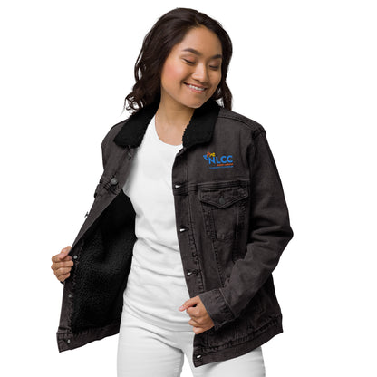 Unisex denim sherpa jacket